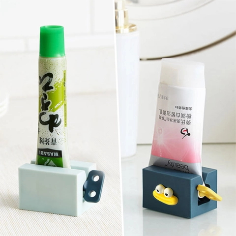 Handmatige Rollende Tandpasta Knijper Kunststof Staande Tube Dispenser Gezichtsreiniger Houder Badkamer Accessoire Ruimtebesparend