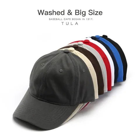 Washed Cotton Baseball Cap Adjustable Vintage Solid Color Sun Protection Outdoor Sport Dad Hat For Men Women Unisex