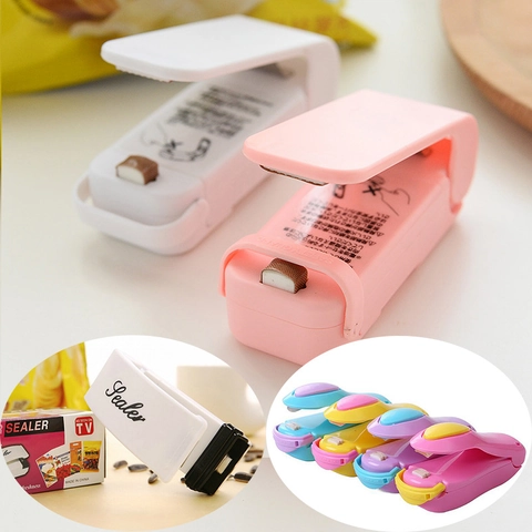 Mini Bag Sealer Portable Handheld Heat Sealer Machine For Plastic Snack Bags Storage Kitchen Food Saver