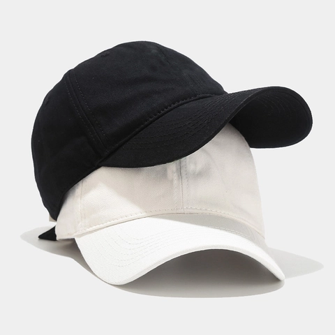 Minimalist Solid Color Soft Top Baseball Cap For Men Women Adjustable Cotton Sunshade Hat Outdoor Casual Daily Curved Brim Snapback Cap