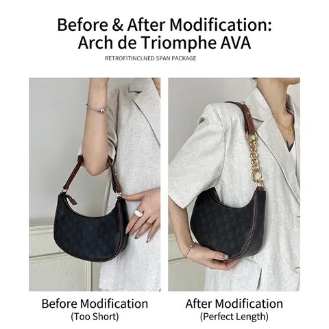 Alloy Metal Bag Extension Chain Replacement Shoulder Strap Decoration For Underarm Bags Handbags