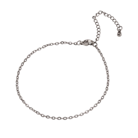 Minimalistische Roestvrijstalen Ketting Armband Enkelbandje Verstelbaar Verguld Mode Sieraden Voor Dames