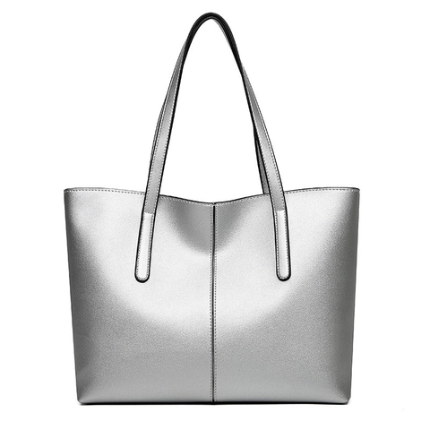 Women Vintage PU Leather Large Capacity Tote Bag High Quality Minimalist Shoulder Bag Solid Color Commute Handbag Handbag