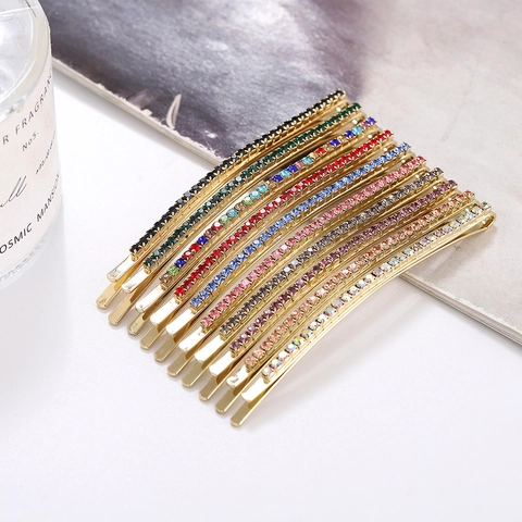 Molletta Per Capelli Con Strass Scintillanti Lega Stile Coreano Accessori Per Capelli Eleganti Da Donna