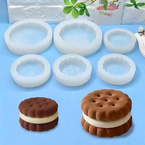Runde Silikonform Für Kekse Mousse Kuchen DIY Handgemachte Kerzen Und Seifen Wellenrand Backwerkzeug Basteln