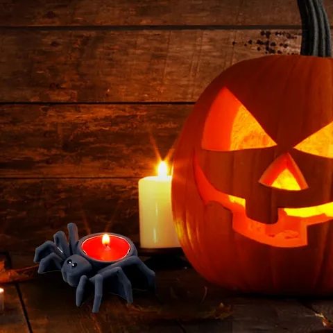 Stampo In Silicone Ragno Halloween Per Portacandele Fai Da Te Tea Light Colata Di Resina Decorazione Casa