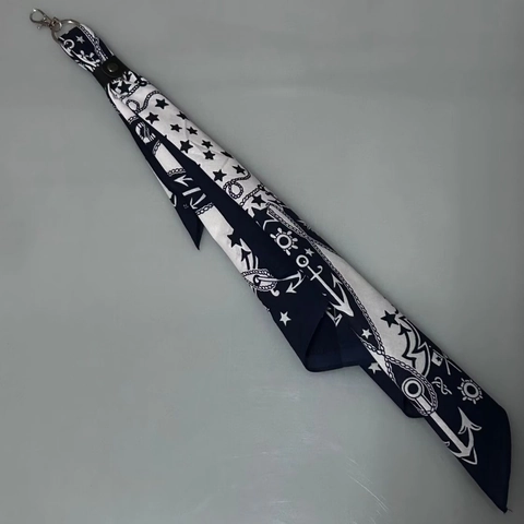 Pure Baumwolle Vintage Bandana Quadratisches Tuch Amerikanischer Retro Western Nautik Druck Halstuch Stirnband