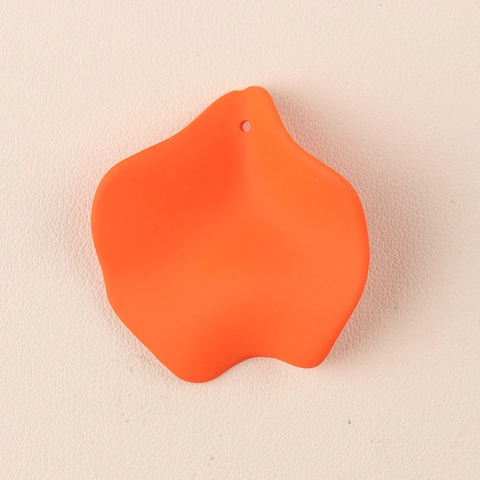 Acrylic Flower Petal Charms Colorful Spray Painted Pendants For DIY Earring Jewelry Making Fashion Commute Women