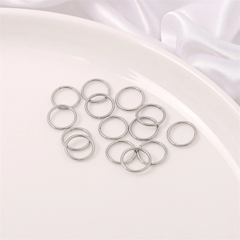 Stainless Steel Jump Rings Open Connectors For Jewelry Making DIY Handcrafted Necklace Bracelet Supplies