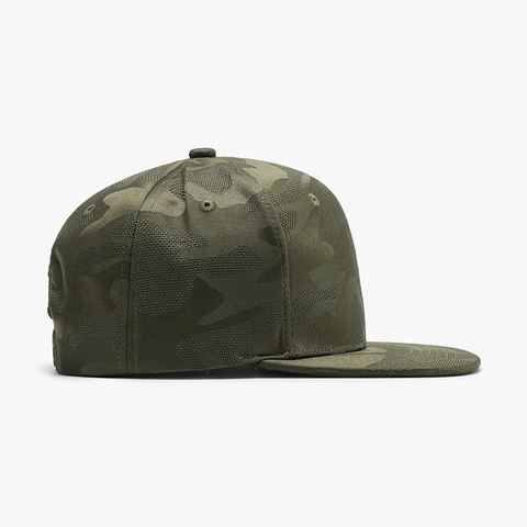 Camouflage Baseball Cap Flat Brim Snapback Breathable Mesh Quick Drying Hip Hop Hat Adjustable Streetwear Six Panel
