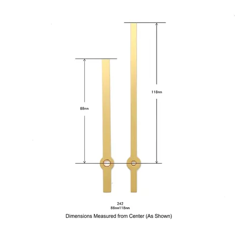 Lancette Per Orologio In Metallo Dorato Moderne Ore E Minuti Per Sostituzione Orologi Da Parete Fai Da Te Alluminio Rame Minimalista
