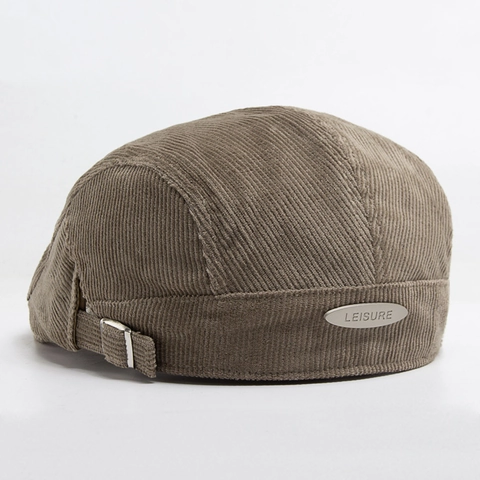 Gorra Plana De Pana Retro Para Hombres Mujeres Hebilla De Metal Ajustable Vintage Ivy Newsboy Sombrero Cálido Invierno Estilo De Ocio