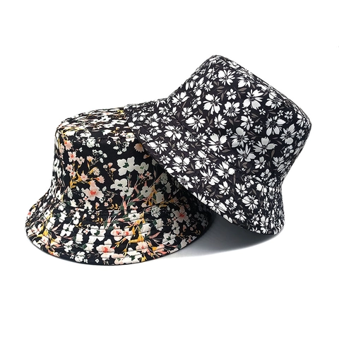Zonnehoed Met Bloemenprint Polyester Tweezijdig Draagbaar Zonbescherming Buiten Vintage Stijl Vrouwen