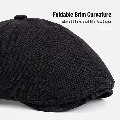Flatcap Ivy Newsboy Mütze Retro Britischer Stil Baumwollmischung Verstellbar Schirmmütze Herren Damen