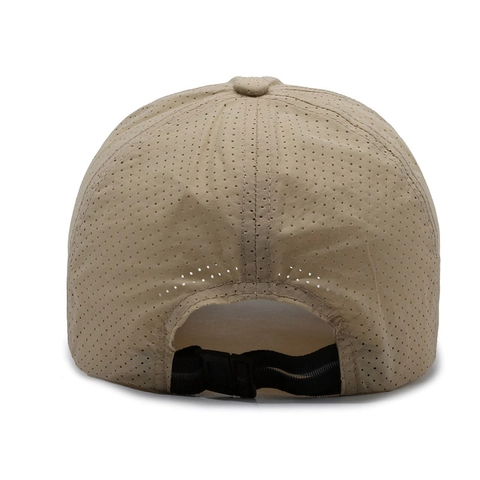 Honkbalpet Lasergeperforeerd Ademend Sneldrogend Polyester Mesh Buitensport Zonnehoed Verstelbaar Borduurwerk Voor Heren