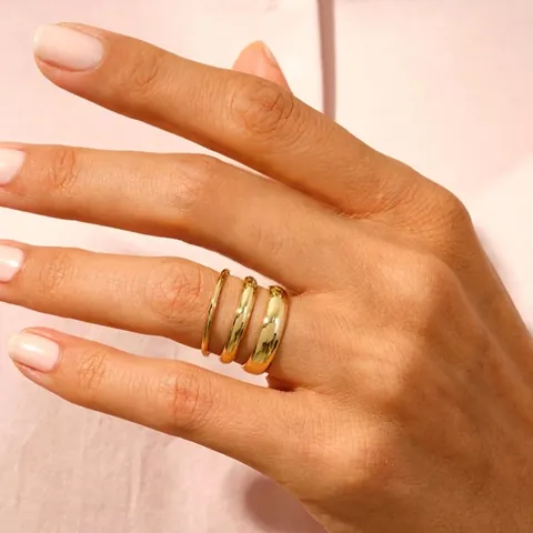 Minimalist Plain Band Ring Stainless Steel High Polished Stackable Comfort Fit Jewelry For Women Men