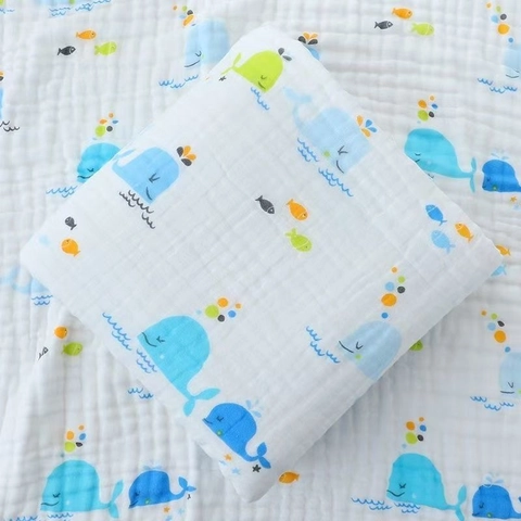 Serviette De Bain Pour Bébé Nouveau-né En Gaze De Coton Super Douce Absorbante Serviette De Bain Pour Enfants Couverture D'été Fraîche Couverture En Coton Pour Nouveau-né