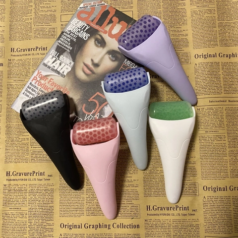 Facial Ice Roller PP Gel Cold Compress Massager For Skin Care Face Cooling Pore Shrinker Portable Beauty Tool