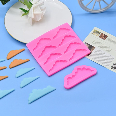 Wolkvorm Siliconen Fondant Vorm Voor DIY Bakken Chocolade Taart Decoratie Handgemaakte Zeep Snoep Ambachtelijke Tool