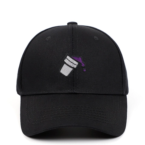 Gorra De Béisbol De Algodón Bordado Patrón Taza Derramada Streetwear Sombrero Sol Ajustable Para Hombres Mujeres