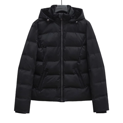 Women Hooded Puffer Jacket Winter Warm Fleece Lined Windproof Waterproof Solid Color Outerwear Casual Zipper Padded Coat