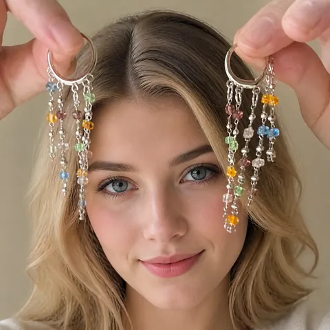 Orecchini Pendenti Bohemian Con Perno In Argento Sterling 925 Rame Conchiglia Nappa Farfalla Fiore Vacanze Donne Vintage