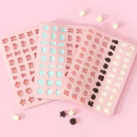 Stampi In Silicone Per Cottura Cioccolato Caramelle Sapone DIY Forme Multiple Animali Frutta Halloween Pasqua Flessibile Antiaderente