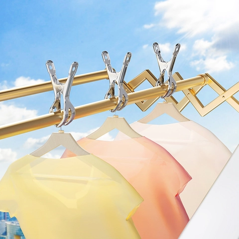 Pinzas Para Edredones Resistentes De Acero Inoxidable A Prueba De Viento Grandes Pinzas Para Ropa Para Secado