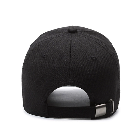 Herren Baseball Kappe Baumwolle Polyester Sonnenschutz Outdoor Lässig Minimalistisch Verstellbarer Hut Mit Metall Logo