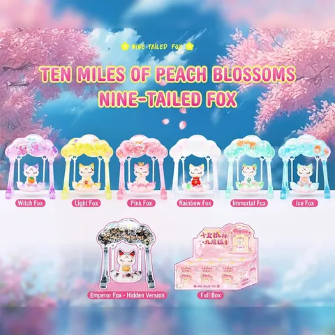 Cartoon Animal Mythical Creature Resin Figure Translucent Sparkling Desktop Decoration Cute Surprise Toy Gift