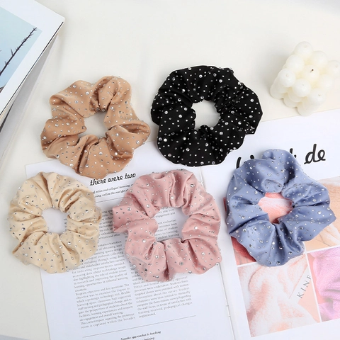 Scrunchies In Satin Oversize Con Strass Elastici Per Capelli Eleganti Supporti Per Coda Di Cavallo Luccicanti Per Donne Ragazze Accessori