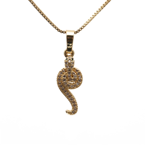 Collana Con Pendente A Serpente In Rame Micro Pavè Zircone Forma Animale Cuore Croce Ankh Gioielli Moda Per Donna
