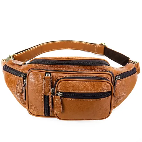Herren Brusttasche Aus Echtem Leder Vintage Krokodil Prägung Mehrere Taschen Gürteltasche Outdoor Reise Wasserdichte Umhängetasche