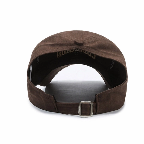 Paardenstaart Honkbalpet Dames Katoen Geborduurd Brief Zonneklep Hoed Hoge Knot Open Rug Verstelbare Sportpet