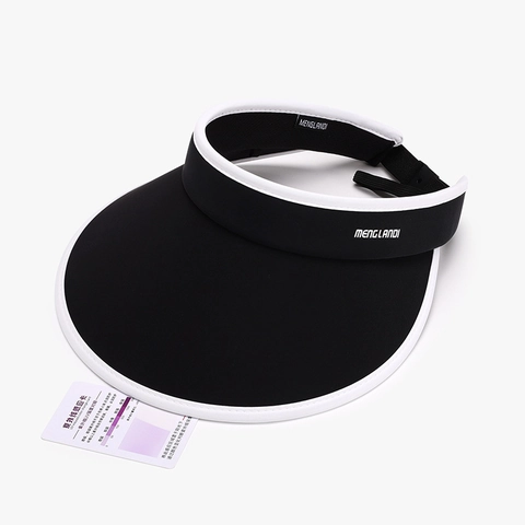 Visiera Parasole Da Donna Tesa Larga Protezione UV Raso Di Ghiaccio Top Vuoto Regolabile Estate All Aperto Ciclismo
