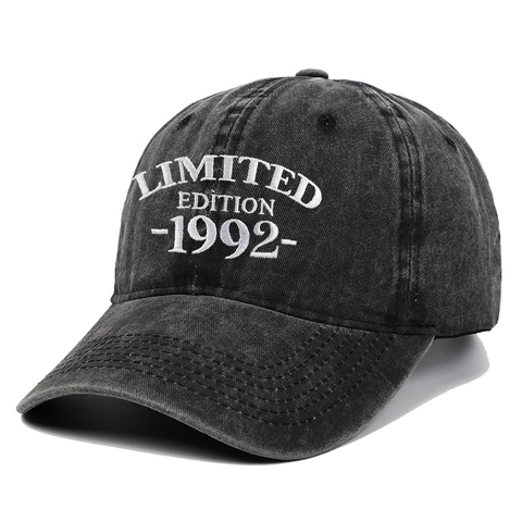 Berretto Da Baseball In Cotone Lavato Ricamato 1992 Limited Edition Vintage Regolabile Cappello Per Uomini Donne