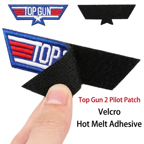 Taktische Kampfpilot Bestickte Patches Militär Luftfahrt Abzeichen Klettverschluss Aufbügeln Stoff Für Kleidung Jacken Taschen