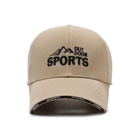 Outdoor Sport Honkbalpet Polyester Geborduurd Bergpatroon Verstelbare Zonnehoed Voor Heren Dames Casual