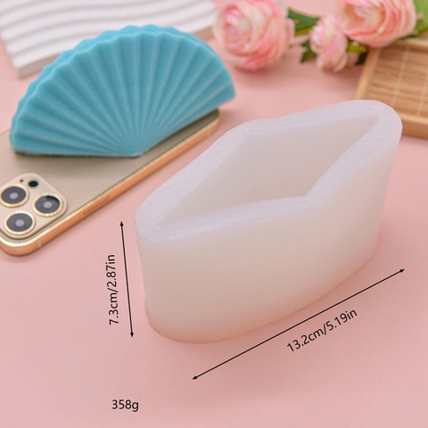 Shell Shaped Silicone Mold For DIY Candle Soap Making Seashell Aromatherapy Plaster Craft Reusable Flexible