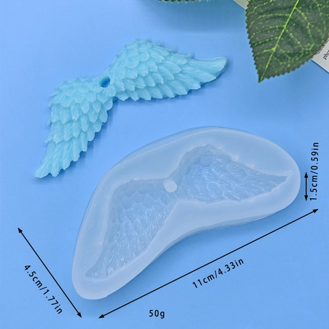 Angel Wings Silikonform Federstruktur DIY Backwerkzeug Für Kuchen Mousse Schokolade Seife Harz Basteln Handgemacht Neuheit