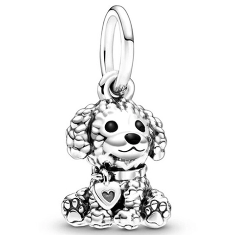 Cartoon Animal Heart DIY Charms Beads Pendants Metal Alloy Enamel Rhinestone Decorative Jewelry Making Accessories For Bracelet Necklace Women