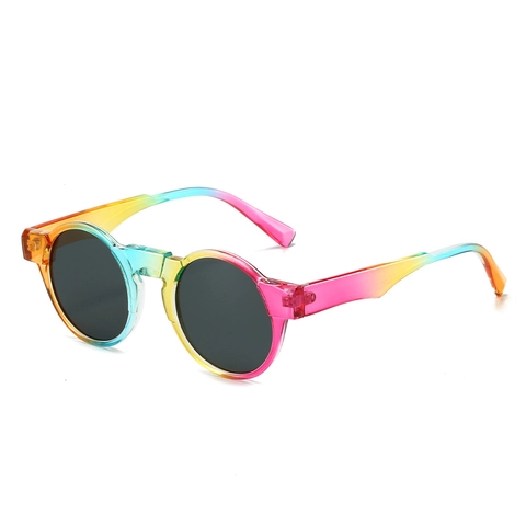 Vintage Ronde Zonnebril PC Frame UV400 Bescherming Trendy Retro Brillen Voor Heren Dames Ultra-Licht Minimalistische Mode