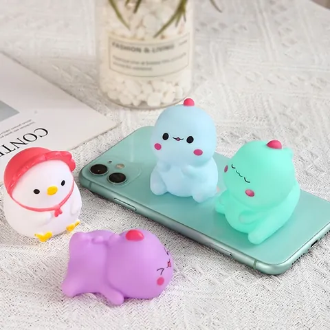 Mini Dinosauro Giocattoli Da Spremere Giocattoli Da Bagno Vinile Morbido Con Suono Forme Di Animali Carini Sollievo Dallo Stress Decorazione Da Scrivania Per Bambini Piccoli Colori Macaron