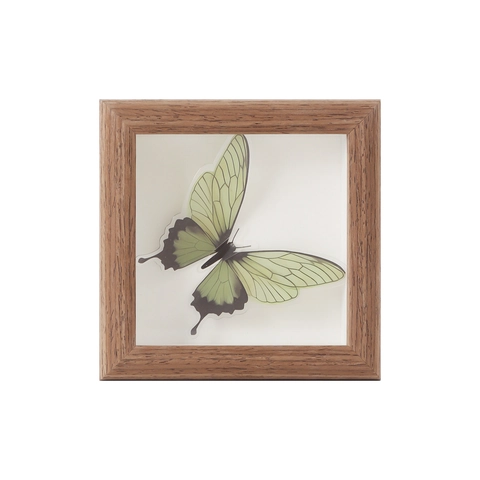 Wooden Photo Frame Nordic Minimalist Wood Texture Home Decor Tabletop Wall Hanging Display Organic Glass