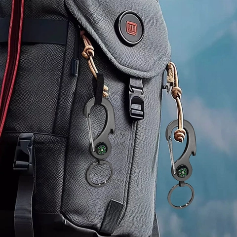 Kompass Schlüsselanhänger Zinklegierung Multifunktional Tragbar Flaschenöffner Outdoor Wandern Sport Stern Flugzeug Ruder Geschenk