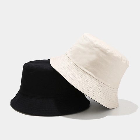 Sombrero Piluso Reversible Algodón Plegable Protección Solar Exterior Casual Gorro Pesca Unisex Liso