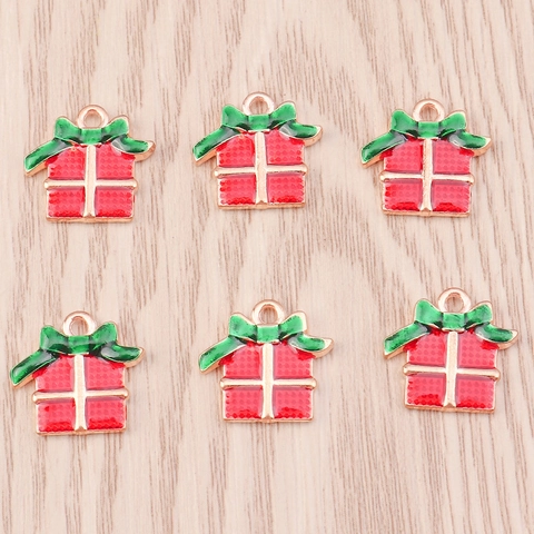 Kerst Bedeltjes Legering Emaille Hangers Kerstman Sneeuwpop Sneeuwvlok Boom Rendier Voor DIY Sieraden Maken Kettingen Armbanden