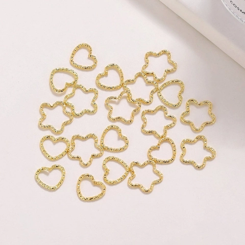 Anelli Per Trecce In Lega Di Zinco Strutturato A Forma Di Cuore E Stella Accessori Per Acconciature Treccine DIY Donne Ragazze