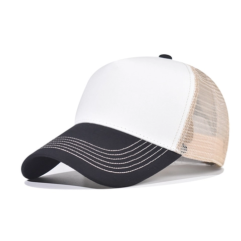 Cappello Trucker Berretto Da Baseball Cotone Rete Traspirante Snapback Regolabile Visiera Curva Sport All'aperto Uomini Donne