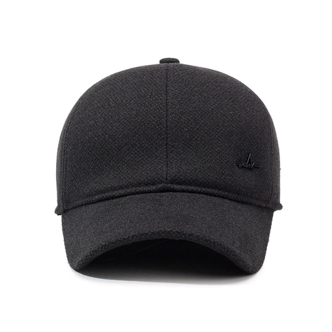 Cappello Da Baseball In Lana Da Uomo Inverno Con Paraorecchie Caldo Spesso Sport Regolabile